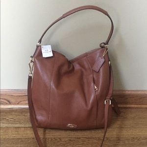 Coach Pbl Leather Hobo Shoulder Crossbody Bag NWT